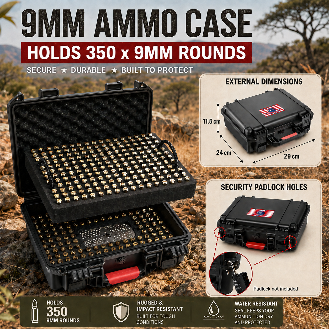 9mm Ammo Case