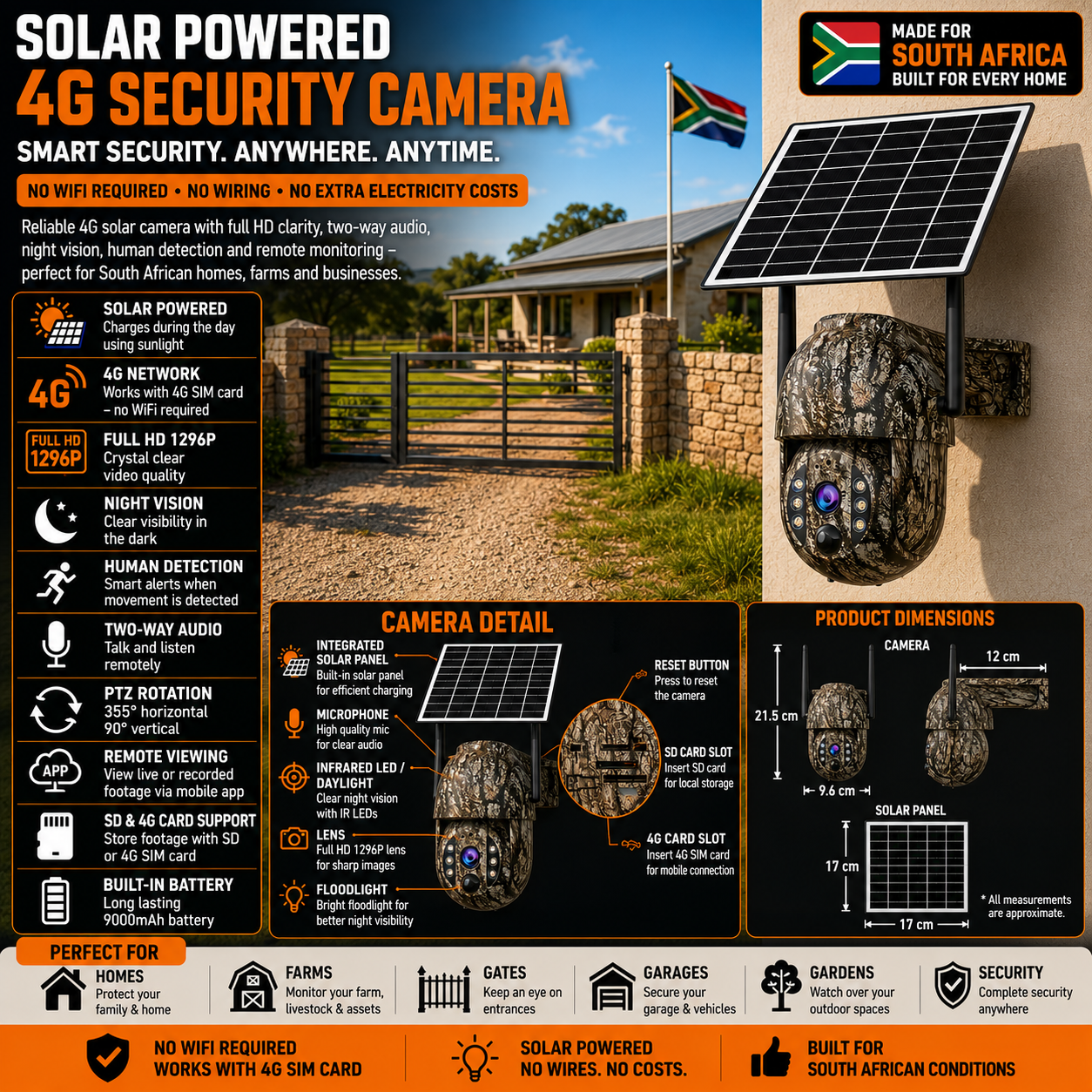 Solar Camo Camera