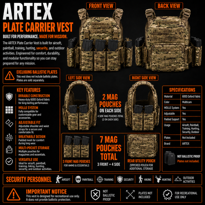 ARTEX Plate Carrier/ Camo