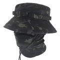 Sun hat + face cover/Dark Camo