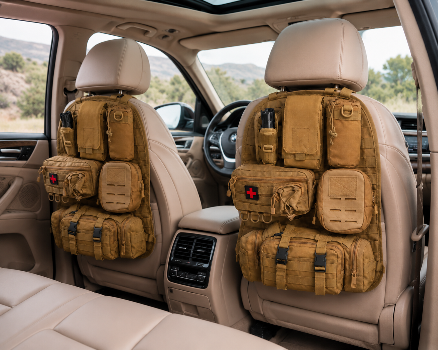 Tactical Car Seat Organiser