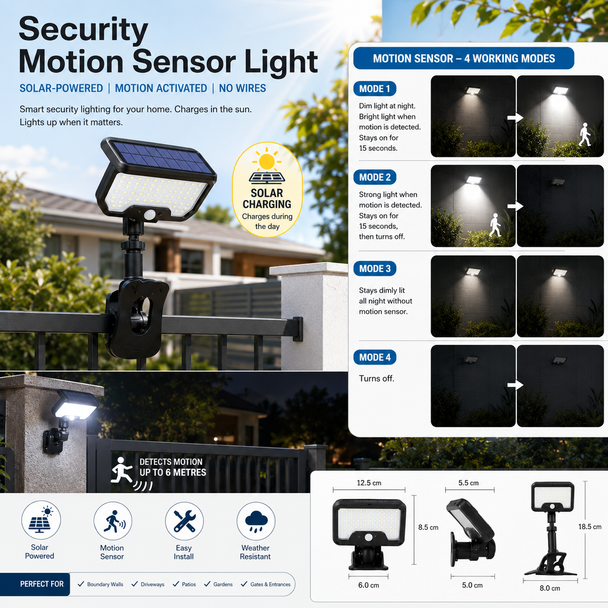 Security  Motion Sensor Light