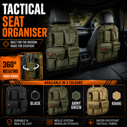 Tactical Car Seat Organiser Pair