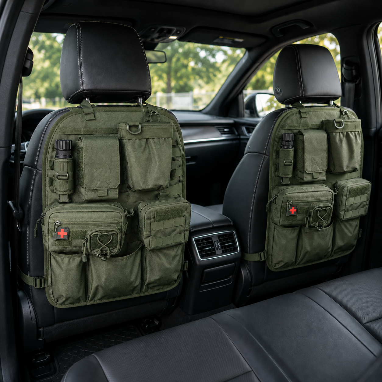 Tactical Car Seat Organiser Pair