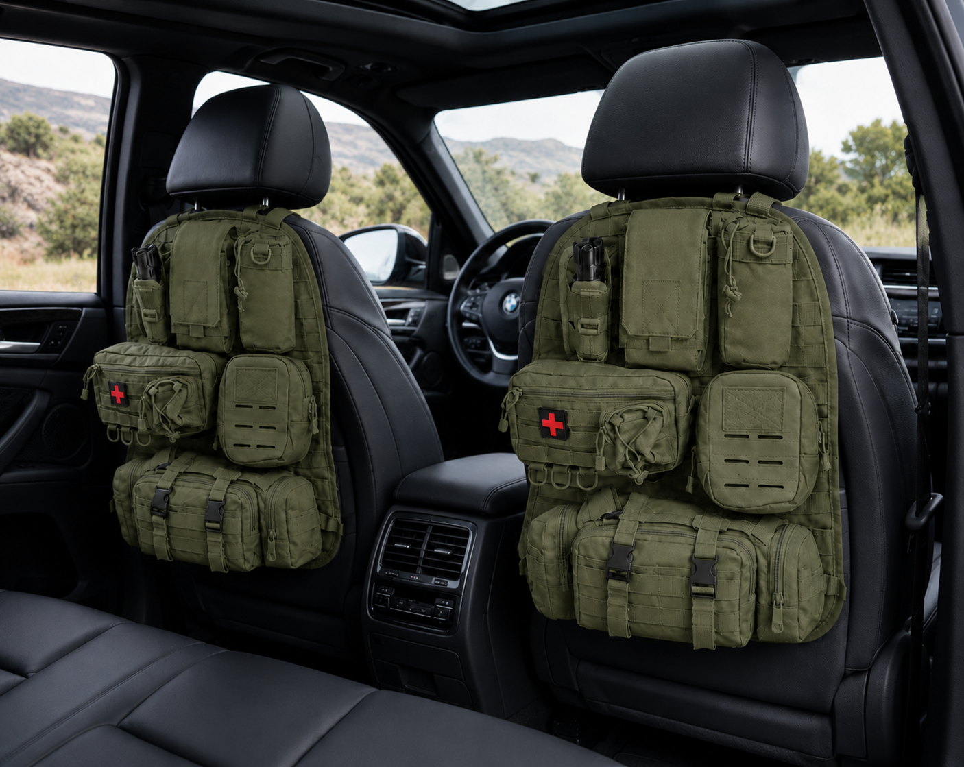 Tactical Car Seat Organiser