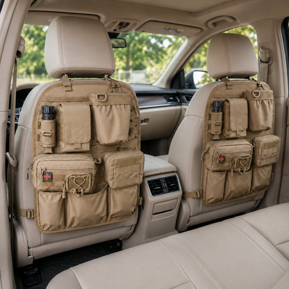 Tactical Car Seat Organiser Pair