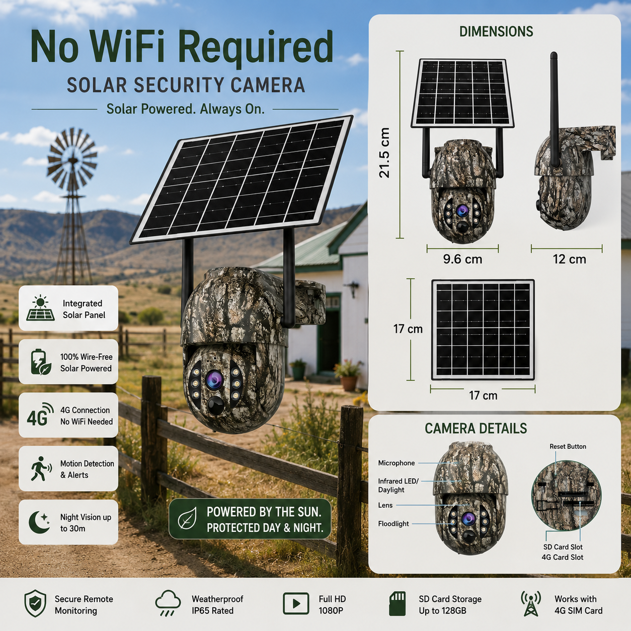 Solar Camo Camera
